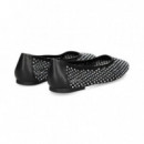Bailarina Regilla Cristal Negro  STEVE MADDEN