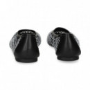 Bailarina Regilla Cristal Negro  STEVE MADDEN