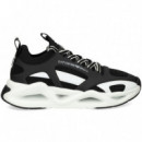 Goma  Hueca Deportivo Calcetin Negro  EA7