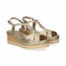 Sandalia Bebe Platino  PONS QUINTANA