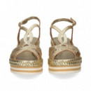 Sandalia Bebe Platino  PONS QUINTANA