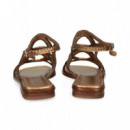 Sandalia Gilda 2 Circulos Bronce  PONS QUINTANA