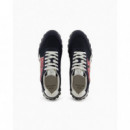 Zapatillas Deportivas en Eco-gamuza, Malla y Nailon de ARMANI EXCHANGE