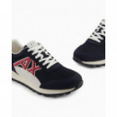 Zapatillas Deportivas en Eco-gamuza, Malla y Nailon de ARMANI EXCHANGE