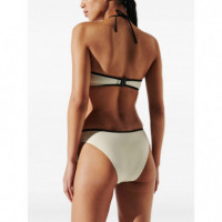 KARL LAGERFELD - Hotel Karl Rib Halter Bandeau - B09 - A1W46027/B09