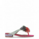 KURT GEIGER - Pom Pom T-bar Flat Sdl - 69 - 4365569209/69