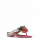 KURT GEIGER - Pom Pom T-bar Flat Sdl - 69 - 4365569209/69