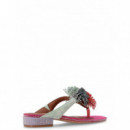 KURT GEIGER - Pom Pom T-bar Flat Sdl - 69 - 4365569209/69