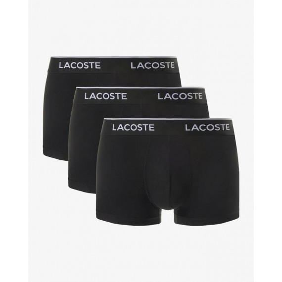 Pack de 3 Boxers Courts Noir  LACOSTE