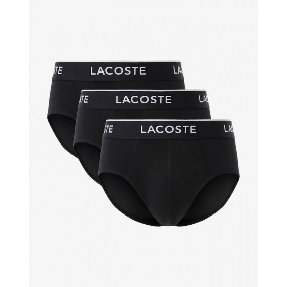 Pack de 3 Slips Noir  LACOSTE