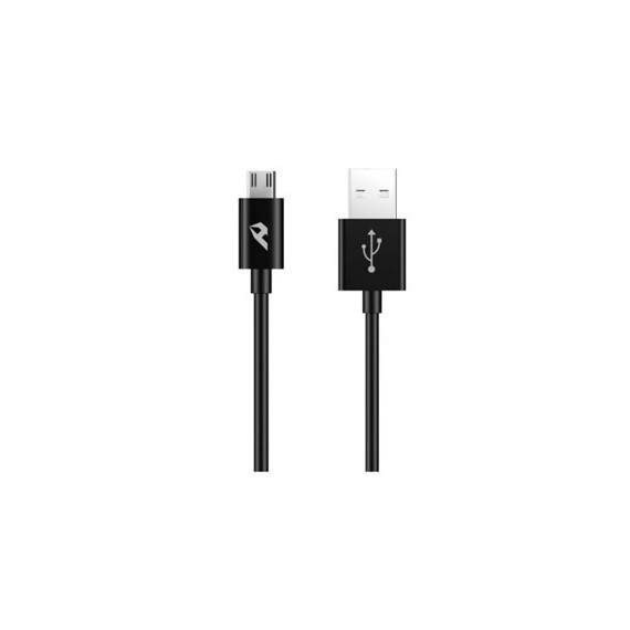 HOME Cable Datos Micro USB 2.4A 1MTRS Negro