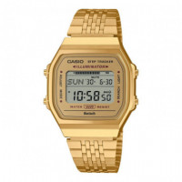 CASIO ABL-100WEG-9A – Reloj Digital Dourado Retro con BLUETOOTH y Podómetro - Guanxe Atlantic Marketplace