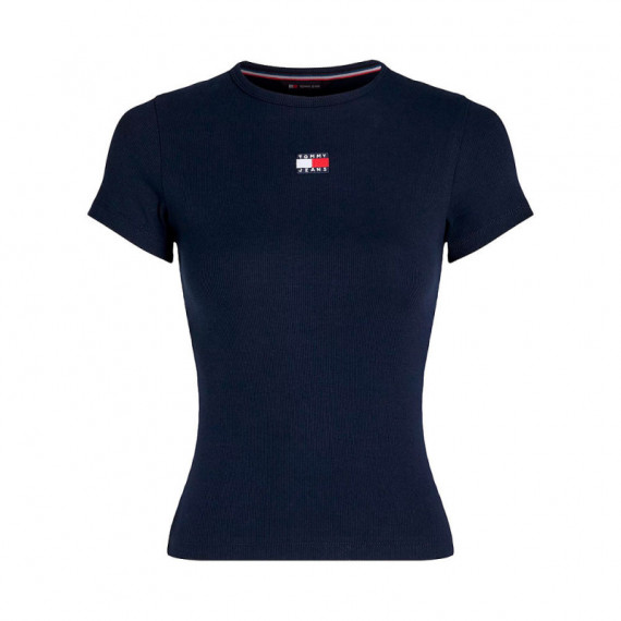 Camiseta Slim Acanalada con Parche  TOMMY HILFIGER