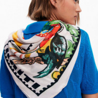 Foulard Paradise Rectangle  DESIGUAL