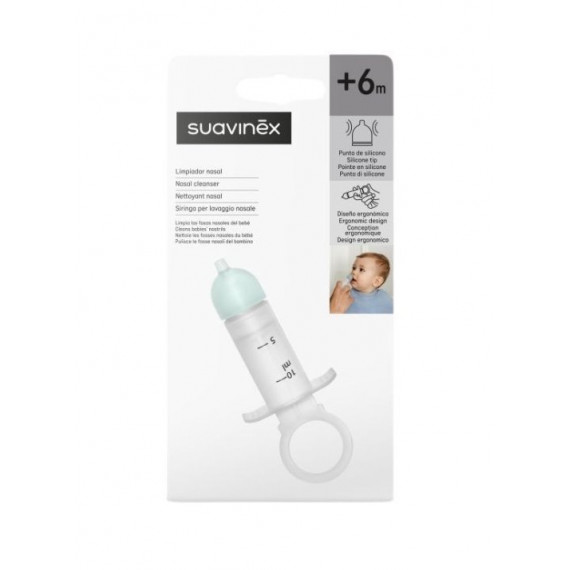 SUAVINEX Jeringuilla Lavado Nasal + 6 Meses 1 Unidad