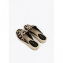 Alpargata Plana Leopardo Crudo-marron  LOLA CASADEMUNT