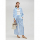 Pantalón Rayas Azul-blanco  LOLA CASADEMUNT