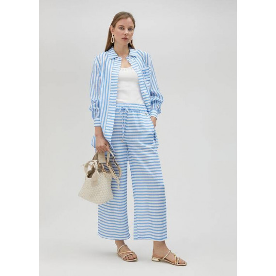 Pantalón Rayas Azul-blanco  LOLA CASADEMUNT