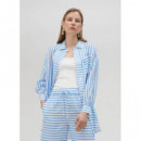 Pantalón Rayas Azul-blanco  LOLA CASADEMUNT