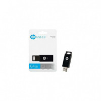 Pen Drive 64GB HP V212W USB 2.0 Black