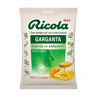 Ricola Max Caramelos 1 Bolsa 70 G Sabor Miel y Limon  FAES FARMA