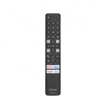 SAVIO Mando TV RC-15 Compatible Tcl Smart TV