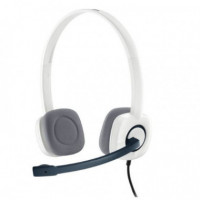 LOGITECH Auricular Stereo H150 Coconut Jack 3.5MM - Guanxe Atlantic Marketplace