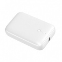 PLATINET Powerbank 10000MAH 20W Bateria Ion-litio 1400 Ciclos Blanco
