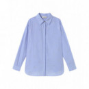 Blusas y Camisas Camisa LOLA CASADEMUNT Rayas con Logo en Strass