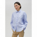 Blusas y Camisas Camisa LOLA CASADEMUNT Rayas con Logo en Strass