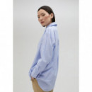 Blusas y Camisas Camisa LOLA CASADEMUNT Rayas con Logo en Strass