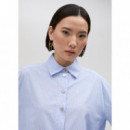 Blusas y Camisas Camisa LOLA CASADEMUNT Rayas con Logo en Strass