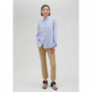 Blusas y Camisas Camisa LOLA CASADEMUNT Rayas con Logo en Strass