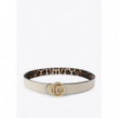 Cinturones Cinturón LOLA CASADEMUNT Reversible Animal Print
