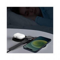 ANDOWL Cargador Inalambrico 3 en 1 para Iphone,airpods,iwatch Negro 20W Q-WX700