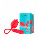 Teazers Rose Vibrator With Thrusting Dildo  EDC