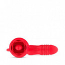 Teazers Rose Vibrator With Thrusting Dildo  EDC