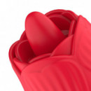 Teazers Rose Vibrator With Thrusting Dildo  EDC