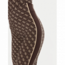 Pantalon GUESS Lise Marrón Estampado 4G