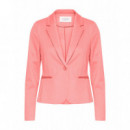 B-YOUNG Chaquetas Mujer Blazer B.young Rizetta Desert Rose