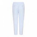B-YOUNG Pantalones B.young Rizetta Cropped Cashmere Blue
