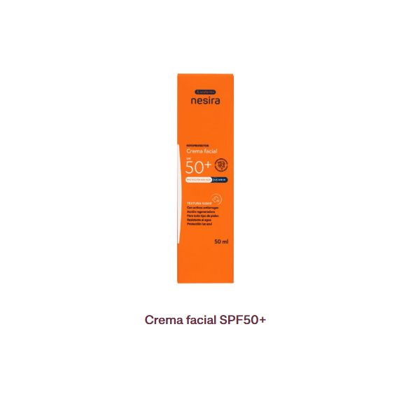 NESIRA Protector Solar 50+ Crema Facial