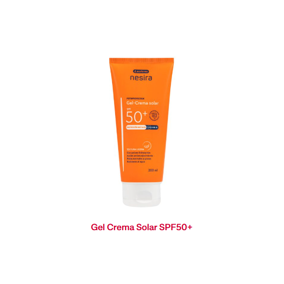 NESIRA Protector Solar 50+ Tacto Ligero Gelcrema