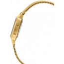 CASIO LA670WEMY-9E Reloj Digital Vintage Dorado – Estilo Elegante con Correa Milanesa