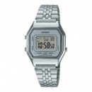 CASIO LA680WEA-7E Reloj Digital Retro Plateado – Diseño Vintage con Estilo Moderno