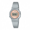 CASIO LA700WE-4A Reloj Digital Femenino – Estilo Vintage con Esfera Rosa Metálica