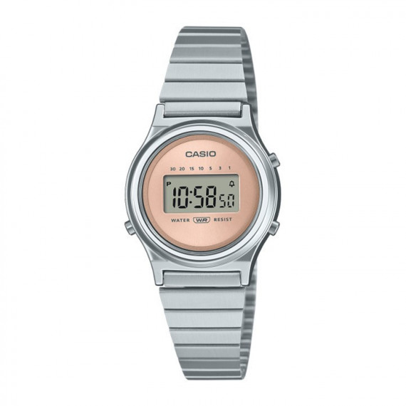 CASIO LA700WE-4A Reloj Digital Femenino – Estilo Vintage con Esfera Rosa Metálica