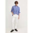 Flex Poplin Nautical Stp Shirt Optic Whi  TOMMY HILFIGER