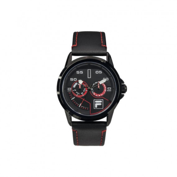 FILA 38-169-101 Reloj Leather Negro