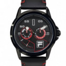 FILA 38-169-101 Reloj Leather Negro
